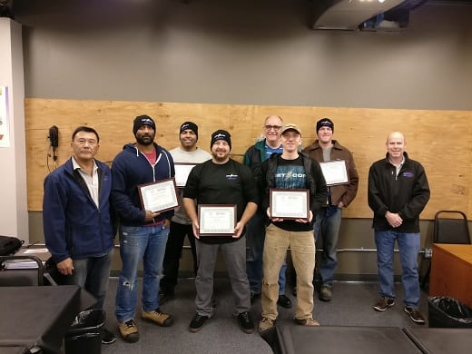 CFOT class grads